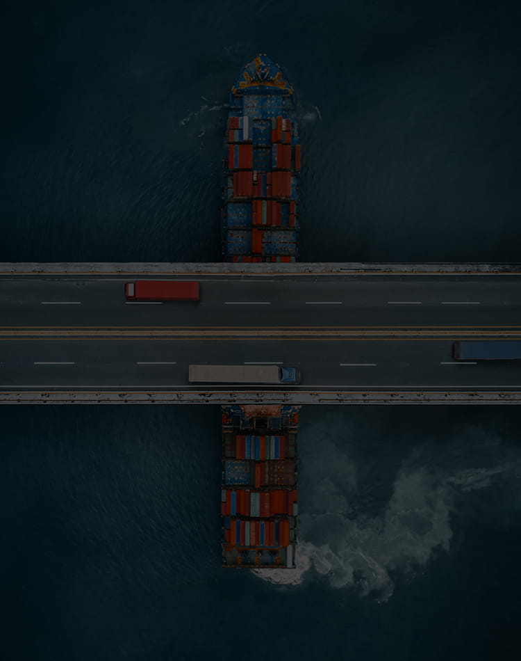 A barge carrying cargo on it.